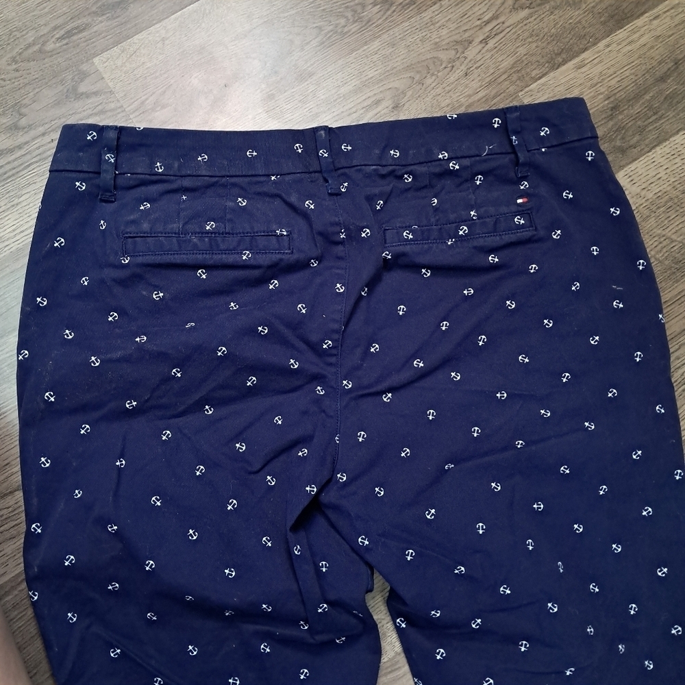 Tommy Hilfiger Jeans Blue Women's Size 8 Womens Polka Dot Anchor Straight - Picture 4 of 10